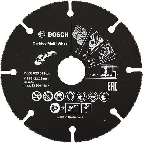 Lame circulaire pour secteurs 115X1 F.22 en carbure Bosch (1/5)