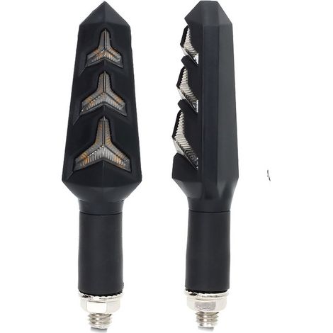 Indicatori di direzione a LED a forma di chevron, adattati in fabbrica per motociclette Yamaha, indicatore di livello dell'acqua Heiqi 025 (1/5)