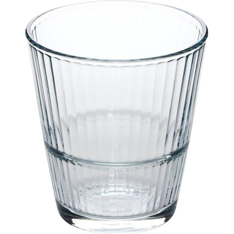 Confezione da 6 bicchieri da acqua in lino trasparente da 29cl - Atmosphera créateur d'intérieur (1/2)