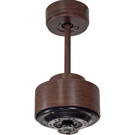 Tenerife Ring - Super destratificateur et ventilateur DC 132 cm Gris basalte pales bois clair sans Lumière 25 à 35 m² (1/5)