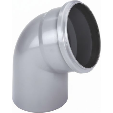 Curva 30° per scarico idrico in polipropilene grigio pp-tech Ø120 mm bampi bbo120030