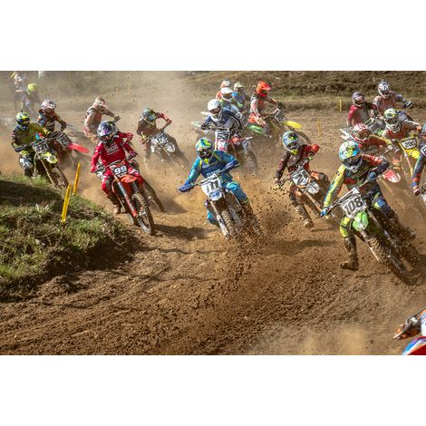 Papier peint panoramique Motocross - 130 cm x 87 cm (1/2)