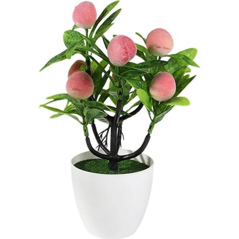 Artificial Plant with Realistic Fruits for Indoor and Outdoor Use (Peach) (1/5)