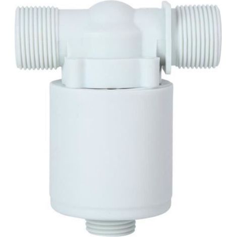 1 Robinet à flotteur, filetage G3/4, contrôle automatique niveau eau, plastique, réservoir piscine château eau (1/4)