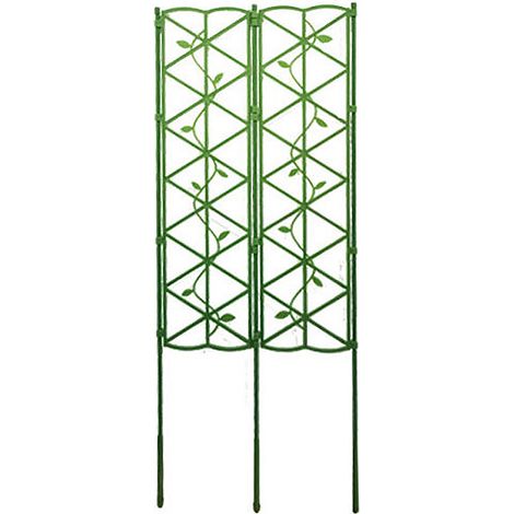 Selbstbaubares, ausziehbares Gartenspalier mit Fiberglas- und LED-Rahmen Pflanzenaufbewahrung und Partydekoration 6 Größen (60×15 cm bis 75×45 cm)
