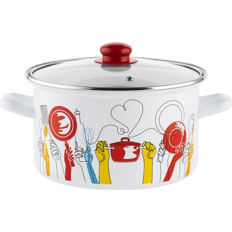 Pentola smaltata Emalia Polska Pleszew Pepito 22 cm 4,7 l (1/4)