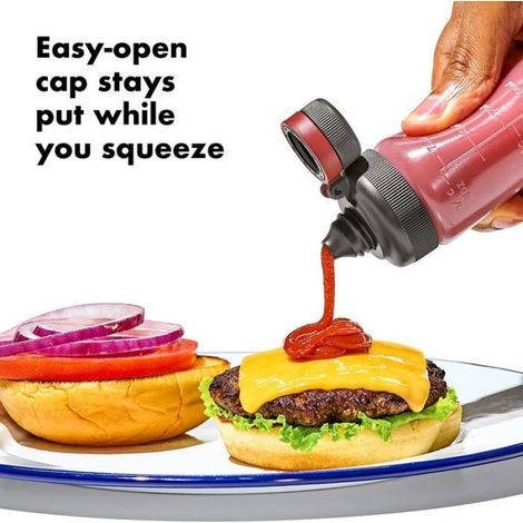 Bouteille Souple - Étanche - Pour Condiments Et Marinades En Extérieur - 4 Pièces (1/5)