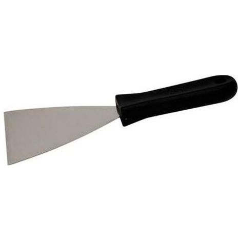 SPATOLA RASCHIETTO RIGIDA TRIANGOLARE STECCA IN ACCIAIO INOX 12X10 ILSA
