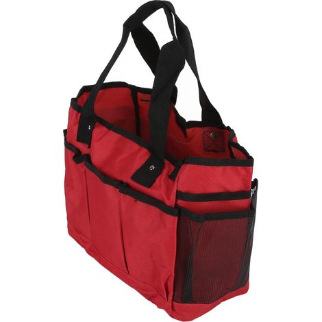 Sac de rangement pour outils de jardin, sac de rangement extérieur imperméable en tissu Oxford, 46 x 25 cm, avec 11 poches, grande capacité pour les jardiniers et les travaux de jardinage (1/5)