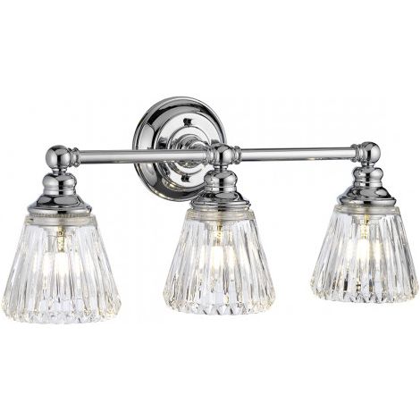 Keynes Applique 3 Lumières Chrome Poli IP44 (1/5)