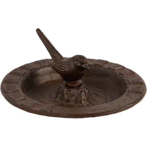 Bain d'oiseaux avec cadran solaire (1/4)