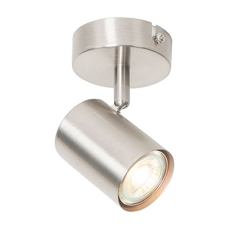 QAZQA Faretto jeana - Moderno - Acciaio - Acciaio - Tondo Max. 1 x Watt