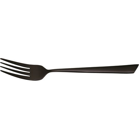Jean Dubost - Fourchette de table monobloc Delta black inox (lot de 6) (1/2)