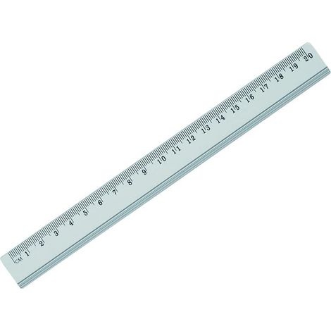 Grande righello in alluminio &8211 20cm GR-119-20