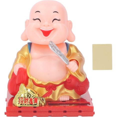 de moine avec statuette de Bouddha à main tremblante (1/5)
