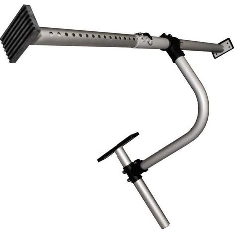 Support de fenêtre pour parabole - Hama - Easy Mont - Gris - 80-120 cm - 75 cm de diamètre max (1/4)