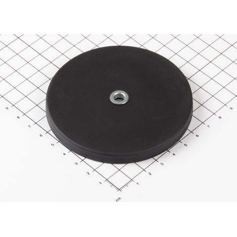 Magna-C Gummiertes Magnetsystem Ø88x8,5mm mit konischer Senkung (1/3)