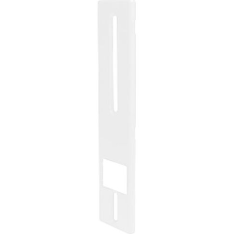 PLACCA P/AVVOLGITORE UNIVERSALE IN ABS BIANCO