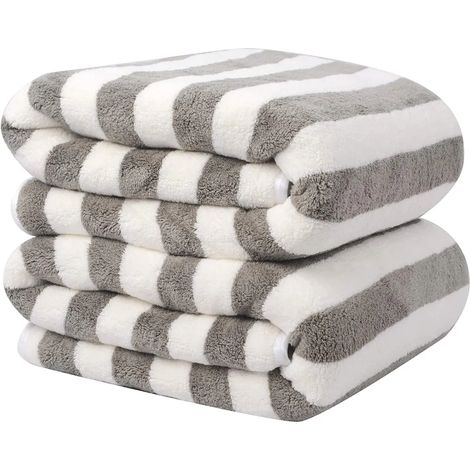 Filiyano-Serviette de sauna, serviette de bain, grande serviette de bain 70x140 cm (1/4)