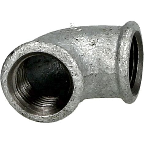 Raccord en fonte malléable coude 1/2’’ FF/FF