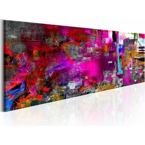 Tableau orangerie pourpre - 135 x 45 cm (1/4)