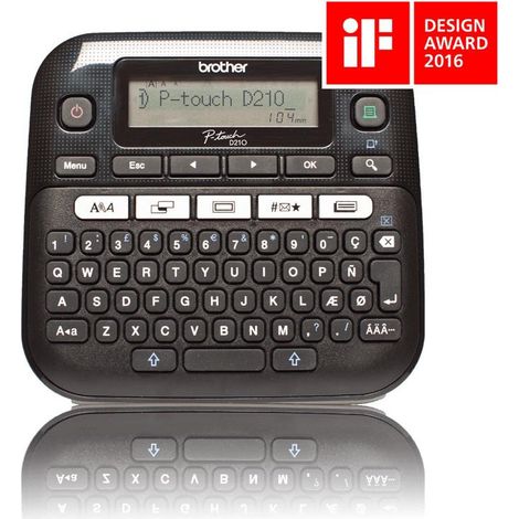 Brother PT-D210 impresora de etiquetas Transferencia térmica 180 x 180 DPI 20 mm/s QWERTY
