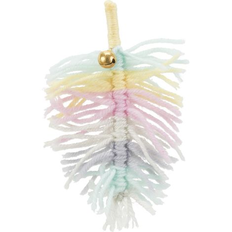 Trixie Giocattoli di peluche gatto - piuma, poliestere, 14 cm