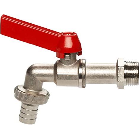Gardena Valvola di scarico a sfera: valvola di scarico per interni ed esterni, filettatura 26,5 mm (G 3/4 pollice), per tubi flessibili da 13 mm (1/2 pollice) (7332) (1/4)