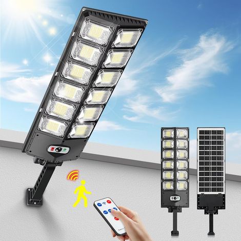 504 LED Solar Outdoor Light – 12000 Lumens, 6500K Cool White, Waterproof, with Dusk-to-Dawn Motion Sensor and Remote Control, for Garden, Yard, and Garage (1/5)