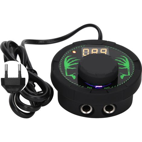 Alimentation pour Machine à Tatouer LCD avec Pédale, Double Mode, Accessoire Tatouage, Prise EU 220V (1/5)