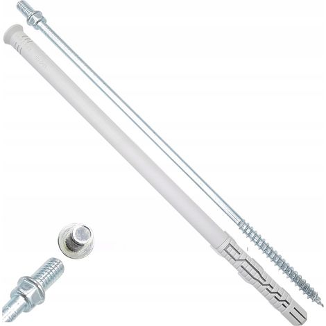 Cheville De Cadre Klimas KPD-12260 Avec Vis Double Filetage, 12 x 260, 1 Piece