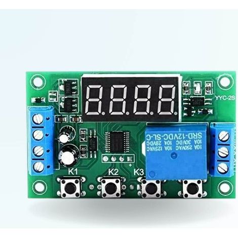 Relais électrique temporisé 12v - 0.01 secondes à 999 minutes (1/2)