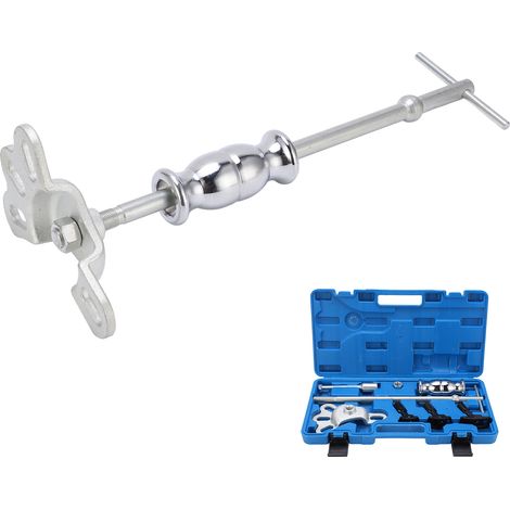 Kit de 8 pièces comprenant un extracteur de roulement arrière, un marteau à inertie, un kit de réparation et une mallette de transport. (1/5)