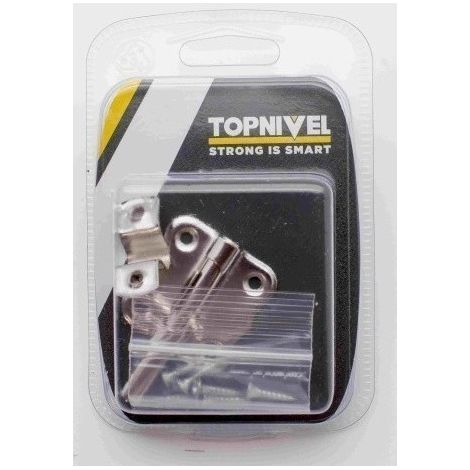 Pasador Sobreponer 40Mm Nivel Hierro Niquel Nv106159