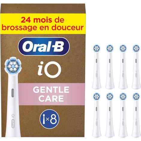 Oral-B iO Recambios de cabezales blancos pack de 8 unidades