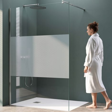 Mai & Mai Duschwand für Dusche Duschabtrennung 90x200cm Walk-In Dusche ESG-Sicherheitsglas 8mm NANO Glas BRAM1 Bremen1MS (1/5)