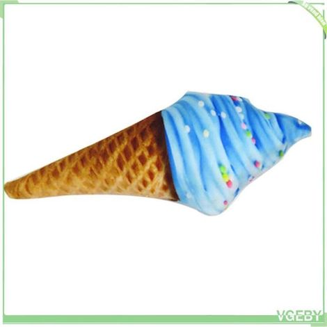 Fafeicy Jouet pour animaux de compagnie Jouet animalerie jouet Jouets pour chat crème glacée aux bleuets (tissu en peluche courte) (1/5)