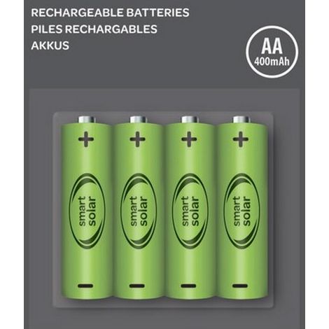 Pack 4 x batterie rechargeable 1,2 V NiMh AA 600 mAh