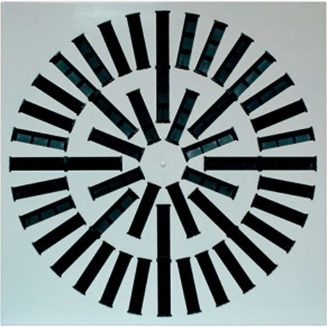 Difusor rotacional 595x595 acabado blanco 48 Salidas 48 Salidas