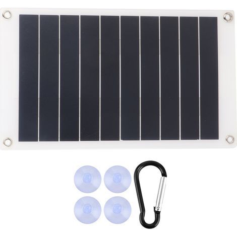 Tragbares 10-W-Solarpanel-Ladegerät für Outdoor-Aktivitäten wie Camping, Klettern und Reisen (1/5)