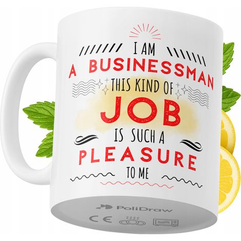 Lustige Kaffeetasse für Geschäftsleute mit witzigem Textdesign – ideal für Geburtstage, Namenstage und Feiertage. Hochwertige Tasse für besondere Anlässe im Büro oder Homeoffice. Farbe: Weiß, 330 ml.