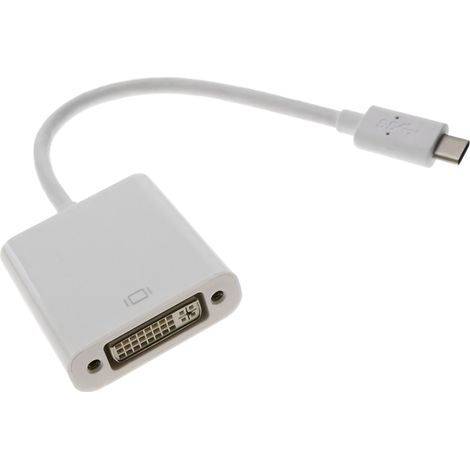 BeMatik - Convertisseur du vidéo USB-C 3.1 mâle vers DVI-D femelle (1/3)