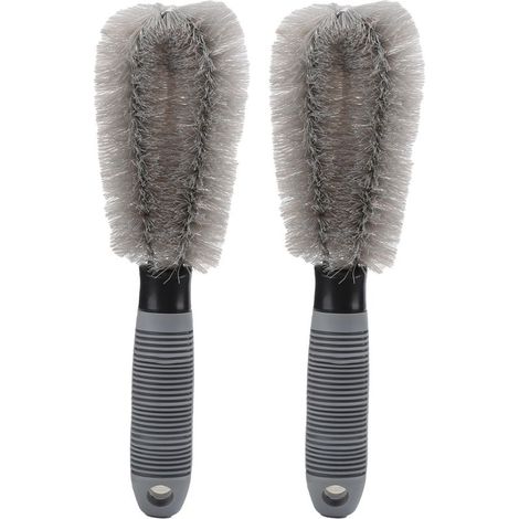 Brosse à Jantes ergonomique Manche antidérapant ABS 25,5cm (10in) pour Échappement et Habitacle (1/5)