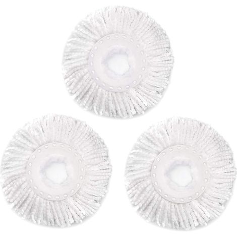 3 Tête de balai, microfibre, rotation 360°, lavable en machine, pour sol dur et voiture (1/5)