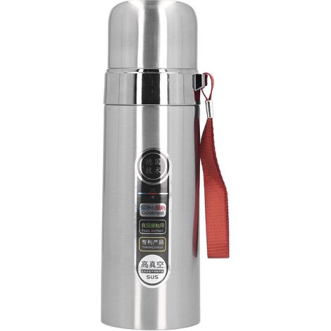 Tasse isotherme 500ml en acier inoxydable 304, bouteille de thé portable pour voyage et camping (1/5)