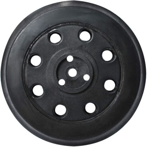 Plateau de ponçage dur compatible avec Bosch PEX 12, PEX 125 et PEX 400 A (Ø 125 mm) - Plateau de support rond 8 trous pièce de rechange plateau de ponçage (1/4)