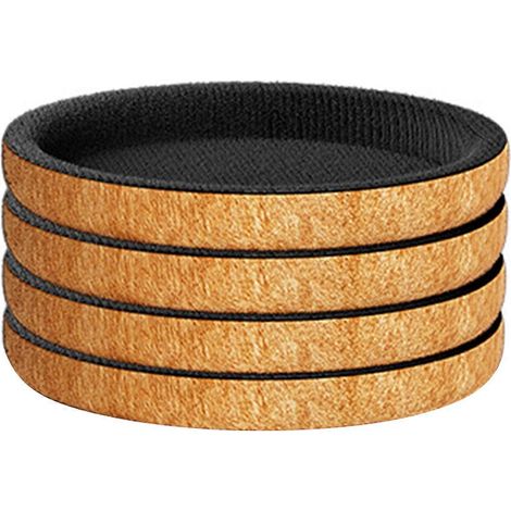 Ensemble de patins de protection pour pieds de table et de chaise, en feutre épais, adaptés aux planchers en bois dur, 3,5 pouces. (1/5)