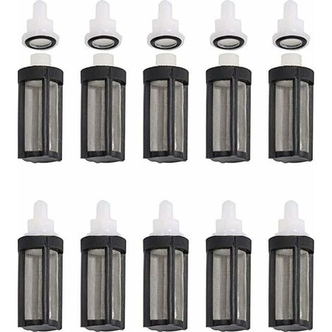 10 Stück Mikro-Pumpenfilter, Mikrofilter für Pumpen, Mikrofilter für Wasserpumpen, Gartenpumpenfilter (1/5)