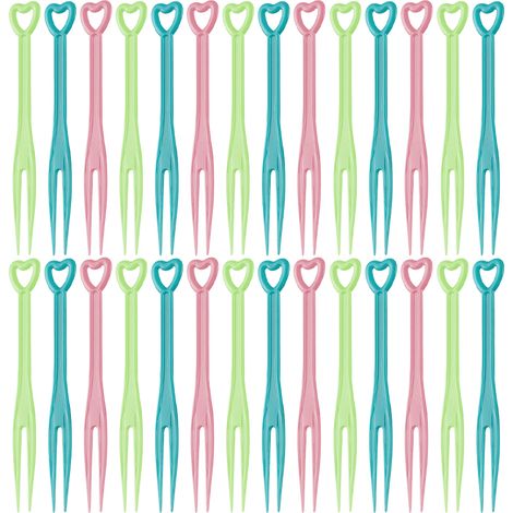 Piques À Cocktails - En Plastique Transparent - Pour Apéritifs Fêtes Et Buffets - Lot De 100 (1/5)