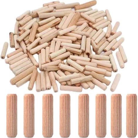 50 chevilles en bois, M6×40 mm, pour assemblage meubles, panneaux bois, tiroirs et armoires (1/5)